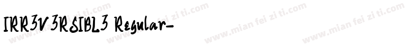 IRR3V3RSIBL3 Regular字体转换